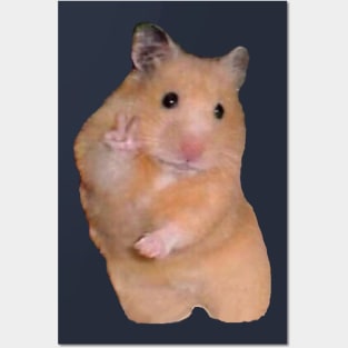 Peace Hamster Posters and Art
